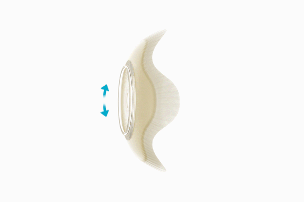 Star-shaped baseplate fits securely over curved areas