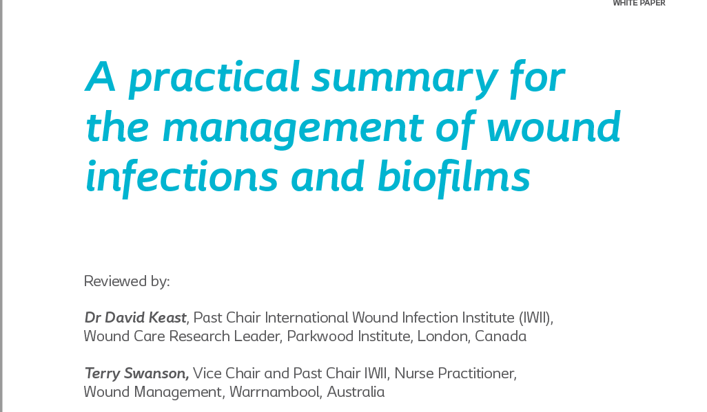 A practical summary for the management of wound infections and biofilms