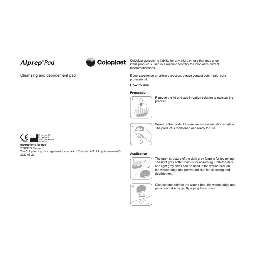  Alprep® Pad Information For Use