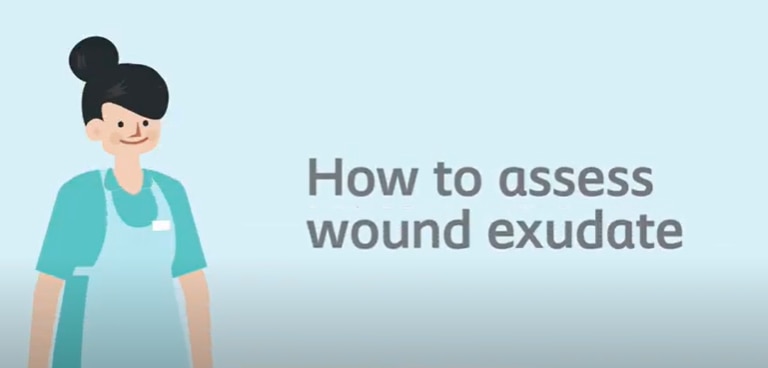 How to assess wound exudate