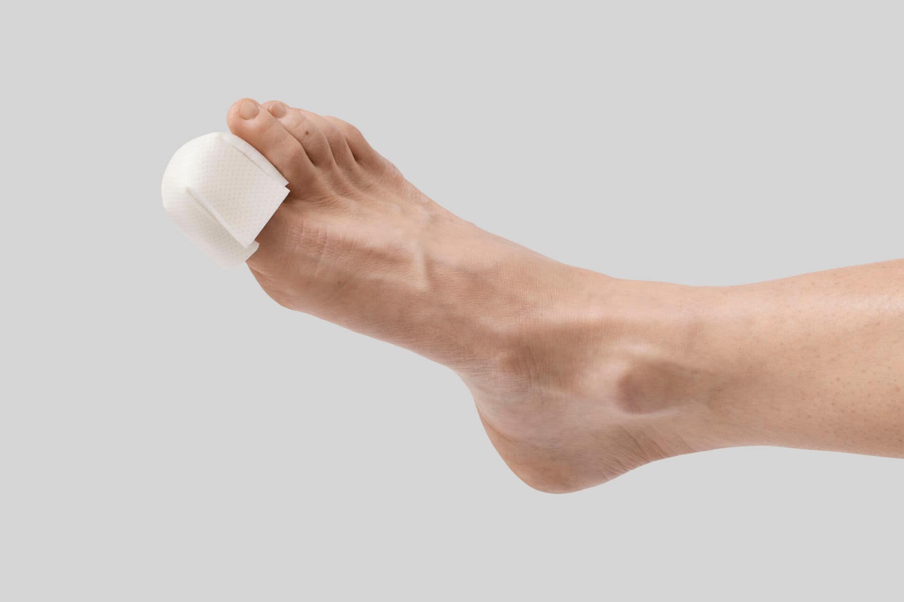 For wounds at the tip of a toe