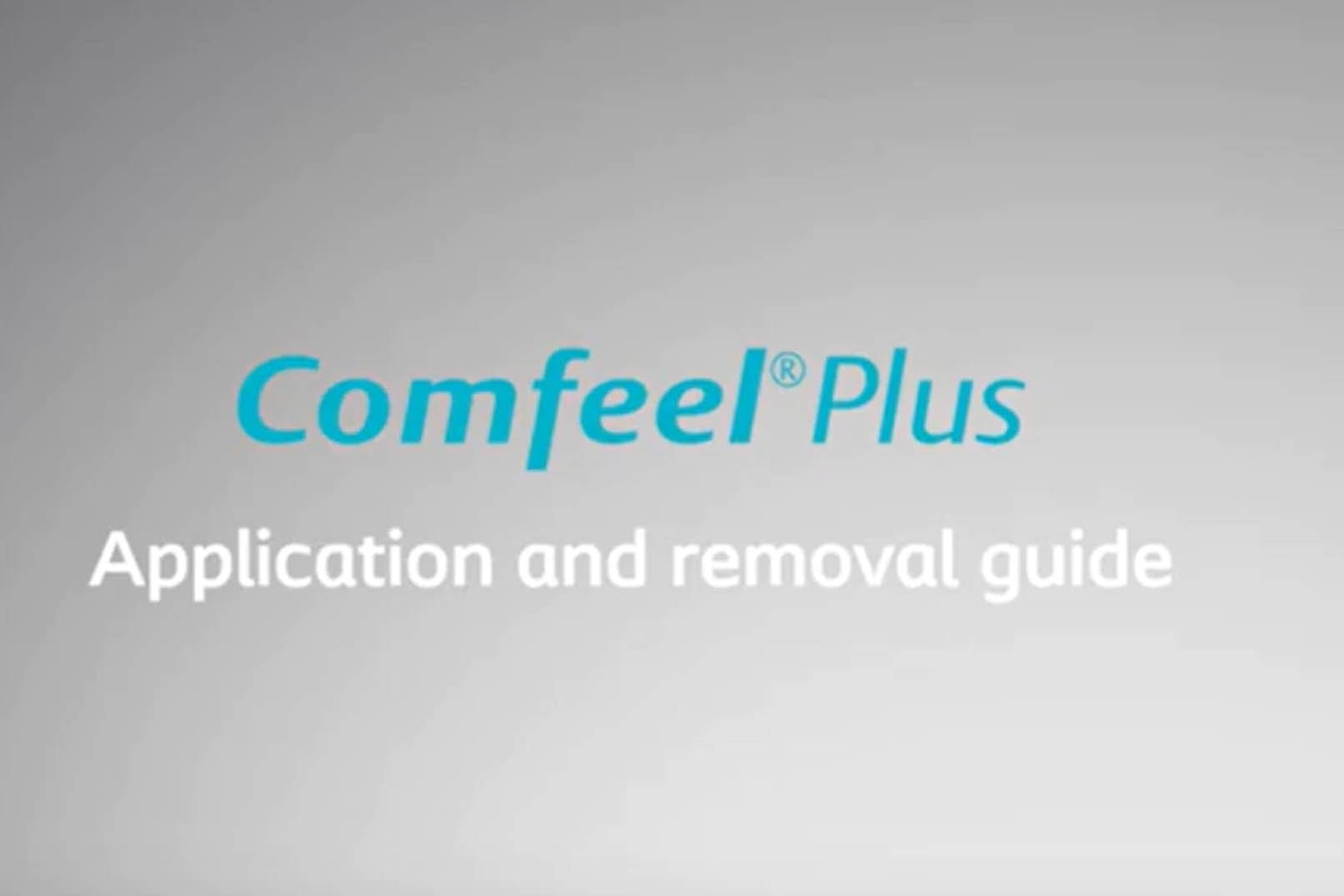 How to apply and remove Comfeel