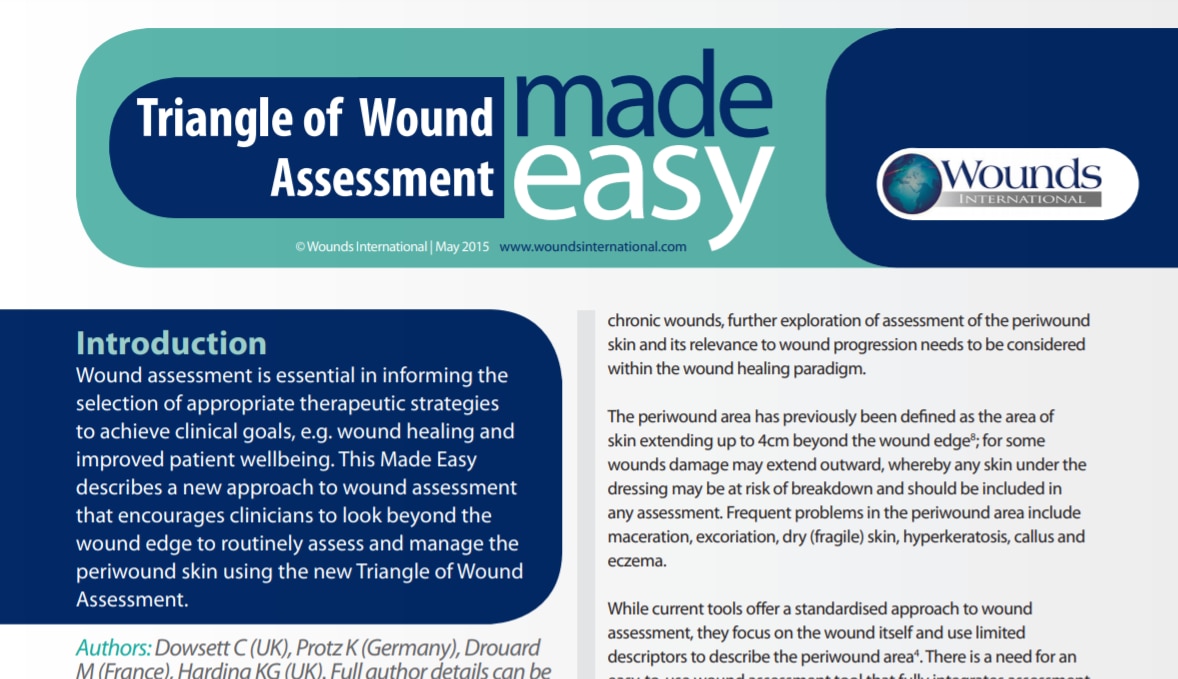 The Triangle of Wound Assessment simplified  