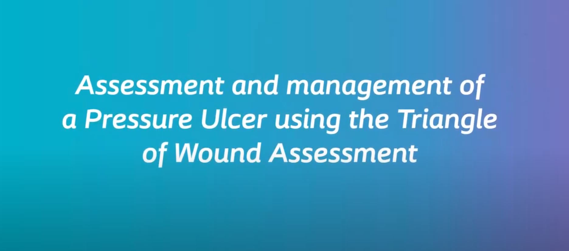 Assessment & management of a Pressure ulcer on the right heel